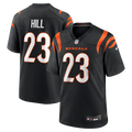 Cincinnati Bengals Daxton Hill Black Player Game Jersey product image 1, provided for visual reference and product detail