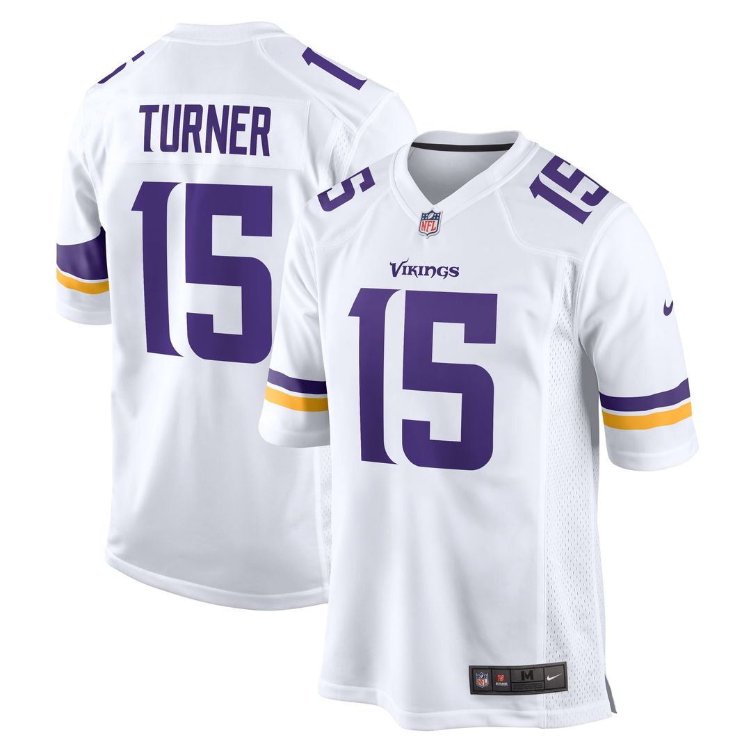Minnesota Vikings Dallas Turner Purple Alternate Game Jersey product image 13, provided for visual reference and product