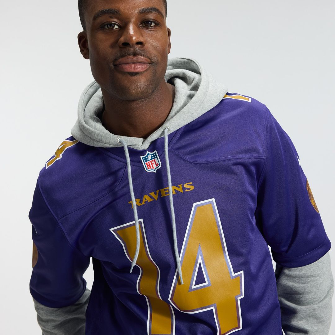 Baltimore Ravens Kyle Hamilton Black Alternate Game Jersey product image 16, provided for visual reference and product