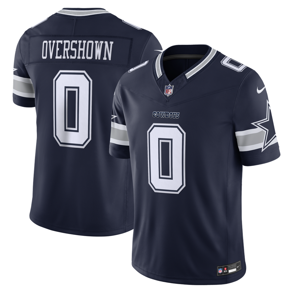Dallas Cowboys DeMarvion Overshown Navy Team Vapor F.U.S.E. Stitched Limited Jersey product image 1, provided for visual
