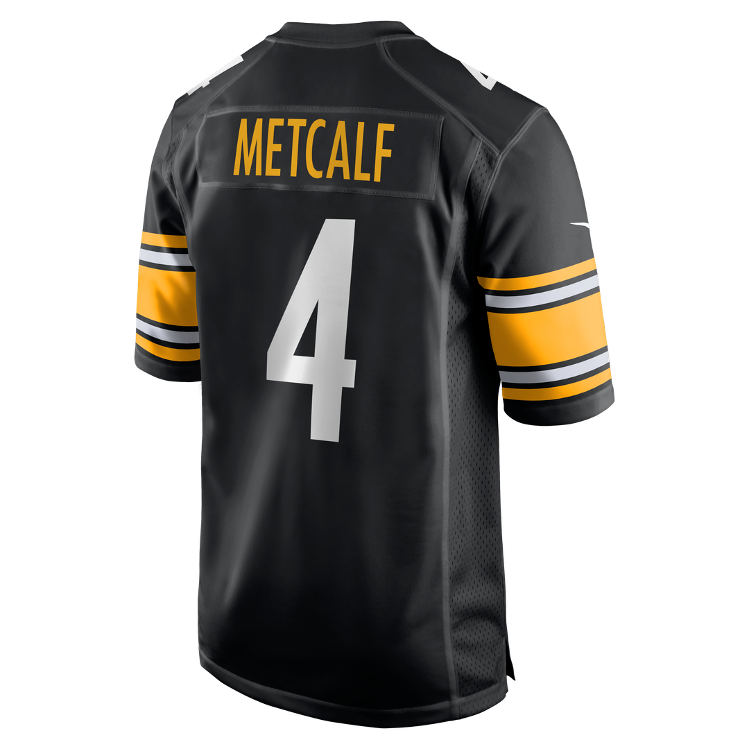 Pittsburgh Steelers DK Metcalf Black Game Player Jersey product image 3, provided for visual reference and product detail