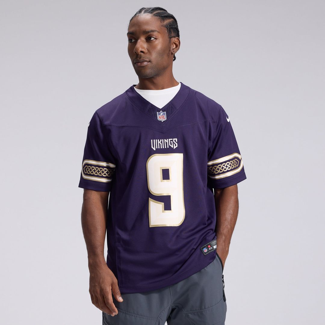 Minnesota Vikings J.J. McCarthy Purple 2026 Rivalries Collection Stitched Limited Jersey product image 2, provided for