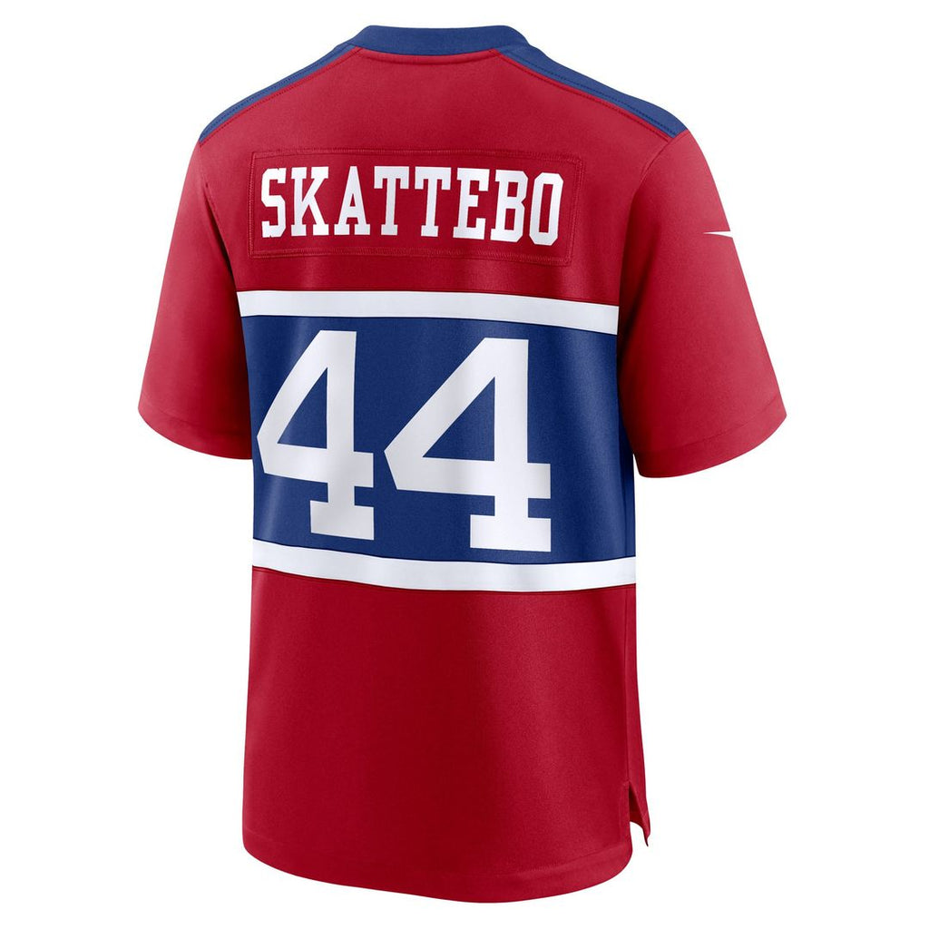 New York Giants Cam Skattebo White Game Jersey product image 17, provided for visual reference and product detail review