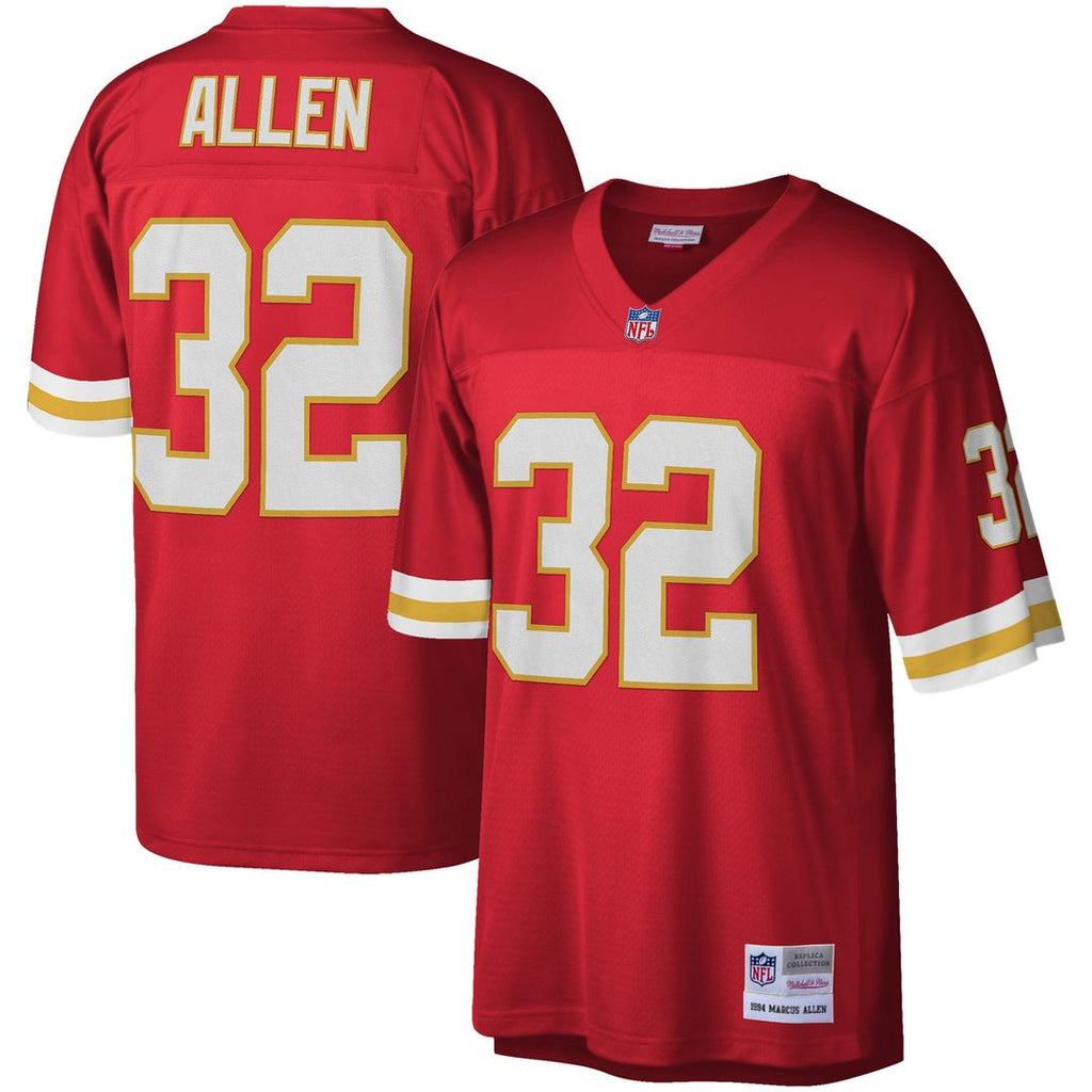 Kansas City Chiefs Marcus Allen Red Legacy Replica Jersey product image 1, provided for visual reference and product detail