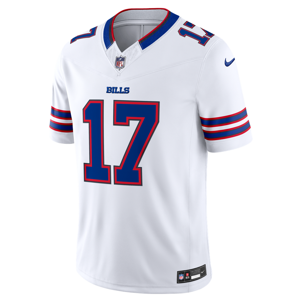 Buffalo Bills Josh Allen White Vapor F.U.S.E. Stitched Limited Jersey product image 5, provided for visual reference and