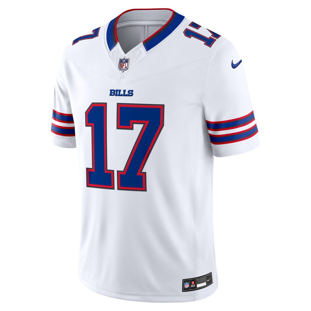 Buffalo Bills Josh Allen White Vapor F.U.S.E. Stitched Limited Jersey product image 5, provided for visual reference and