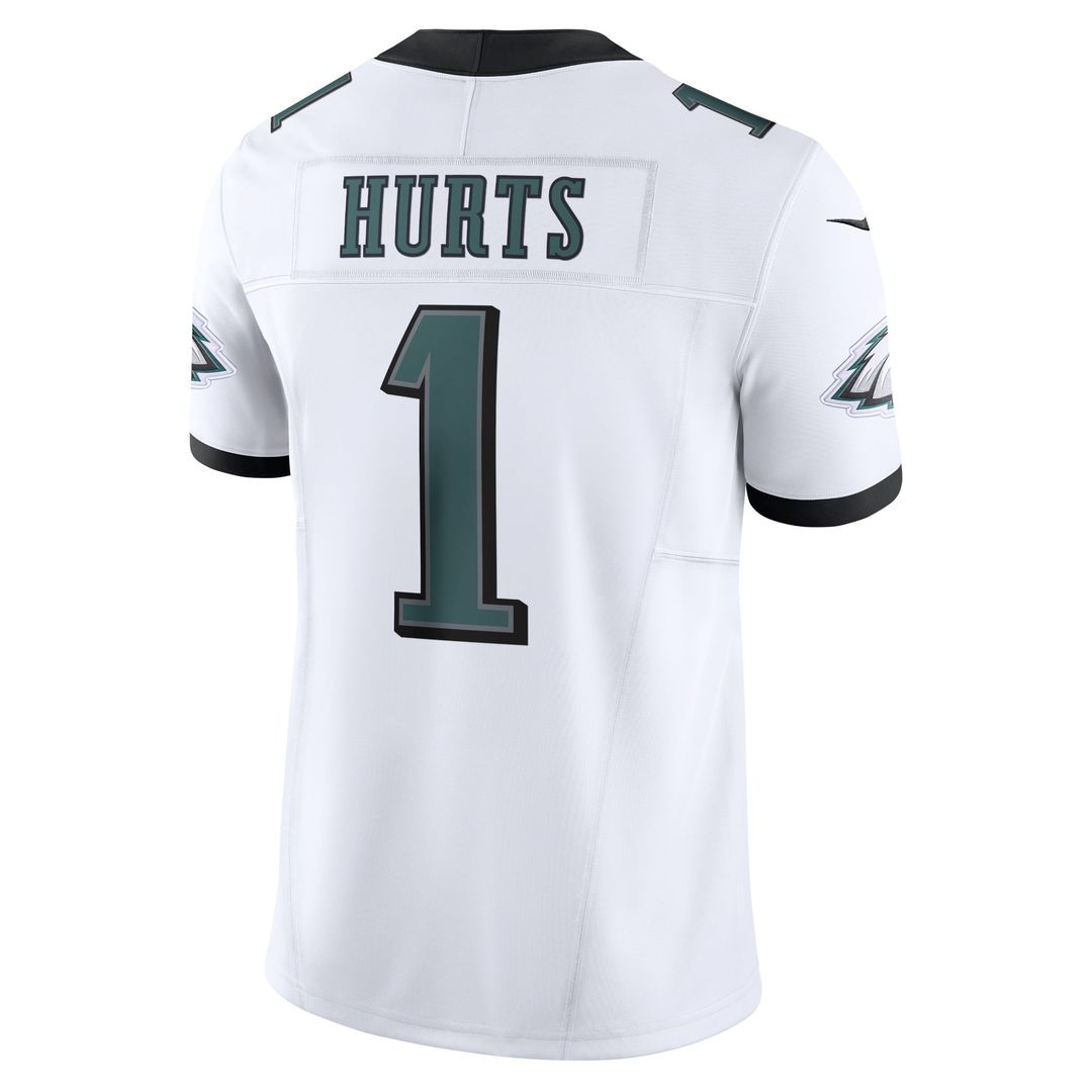 Philadelphia Eagles Jalen Hurts White Vapor F.U.S.E. Limited Jersey product image 3, provided for visual reference and