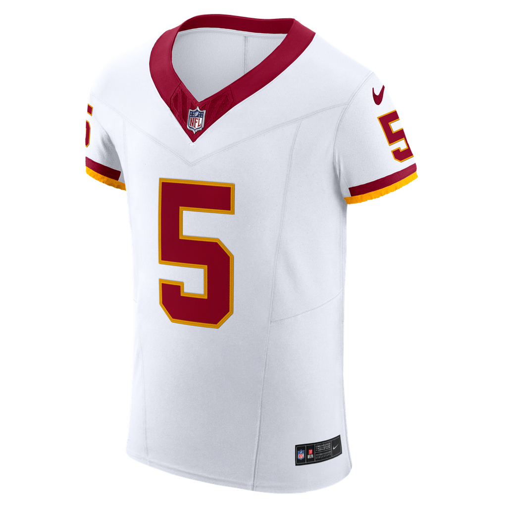 Washington Commanders Jayden Daniels White Alternate 2 Super Bowl Era Vapor F.U.S.E. Elite Jersey product image 6, provided