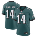 Philadelphia Eagles Andy Dalton Midnight Green Team Game Jersey product image 1, provided for visual reference and product