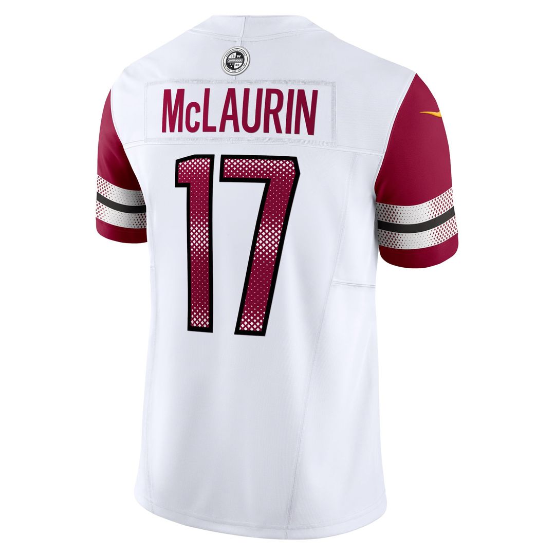 Washington Commanders Terry McLaurin White Vapor F.U.S.E. Limited Jersey product image 3, provided for visual reference and