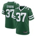 New York Jets Qwan'tez Stiggers Legacy Green Team Game Jersey product image 1, provided for visual reference and product