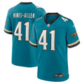 Jacksonville Jaguars Josh Hines-Allen Teal Prowler Throwback Player Game Jersey product image 1, provided for visual