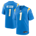 Los Angeles Chargers Akheem Mesidor Powder Blue Team Game Jersey product image 1, provided for visual reference and product