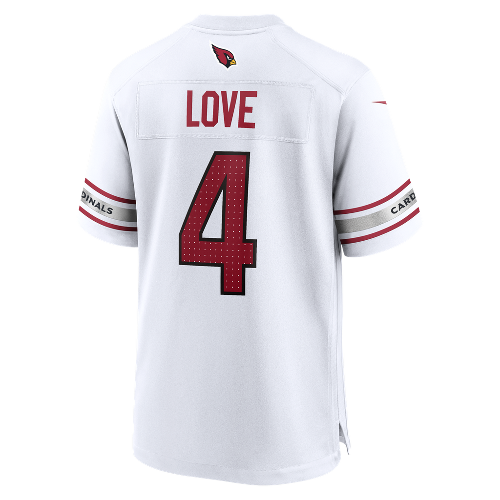 Arizona Cardinals Jeremiyah Love Black Alternate Game Player Jersey product image 15, provided for visual reference and