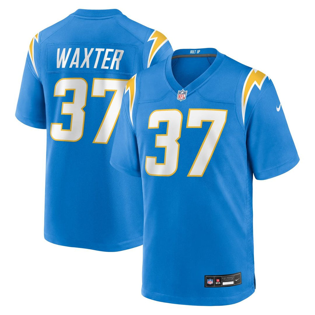 Los Angeles Chargers Isas Waxter Powder Blue Team Game Jersey product image 1, provided for visual reference and product