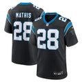 Carolina Panthers Damarri Mathis Black Team Game Jersey product image 1, provided for visual reference and product detail