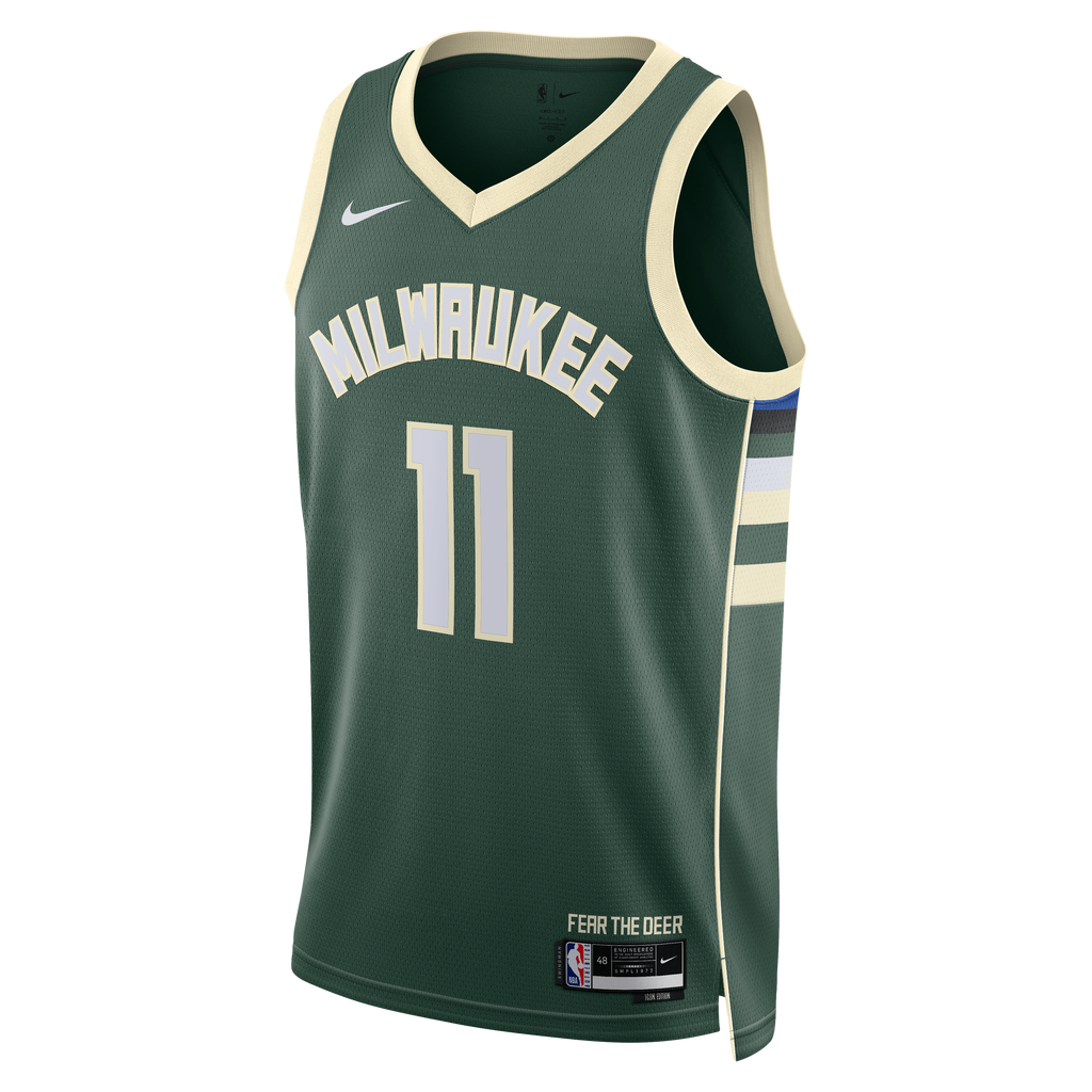 Milwaukee Bucks Nike Icon Edition Swingman Jersey - Hunter product image 3
