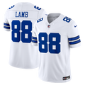 Dallas Cowboys CeeDee Lamb White Vapor F.U.S.E. Stitched Limited Jersey product image 1, provided for visual reference and