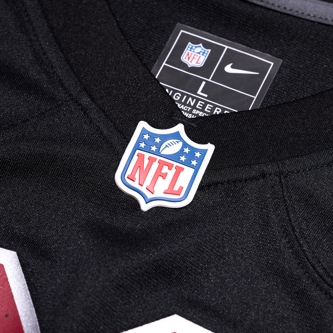 Arizona Cardinals Jeremiyah Love Black Alternate Game Player Jersey product image 6, provided for visual reference and
