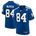 Indianapolis Colts Tyler Warren Heather Royal Alternate 2 Indiana Nights Game Jersey product image 1, provided for visual