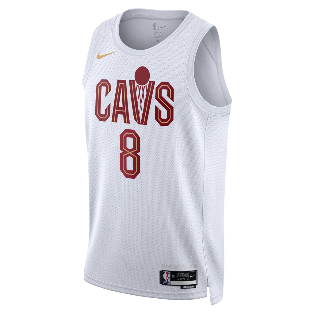Dennis Schröder Cleveland Cavaliers Association Edition Swingman Jersey - White - Unisex product image 3, provided for