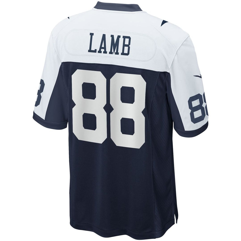 Dallas Cowboys CeeDee Lamb Navy Alternate Game Team Jersey product image 9, provided for visual reference and product detail