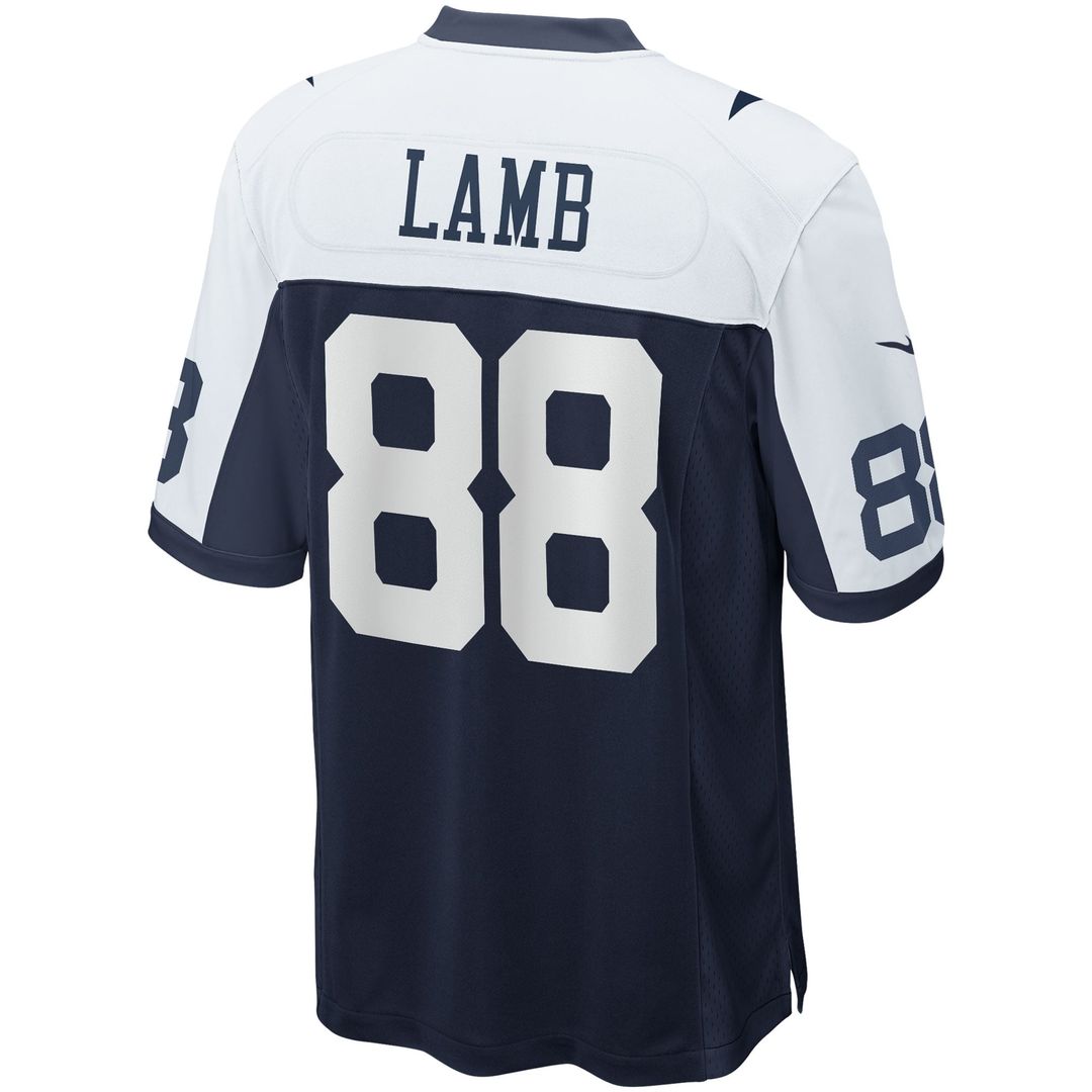 Dallas Cowboys CeeDee Lamb White Alternate Game Team Jersey product image 9, provided for visual reference and product