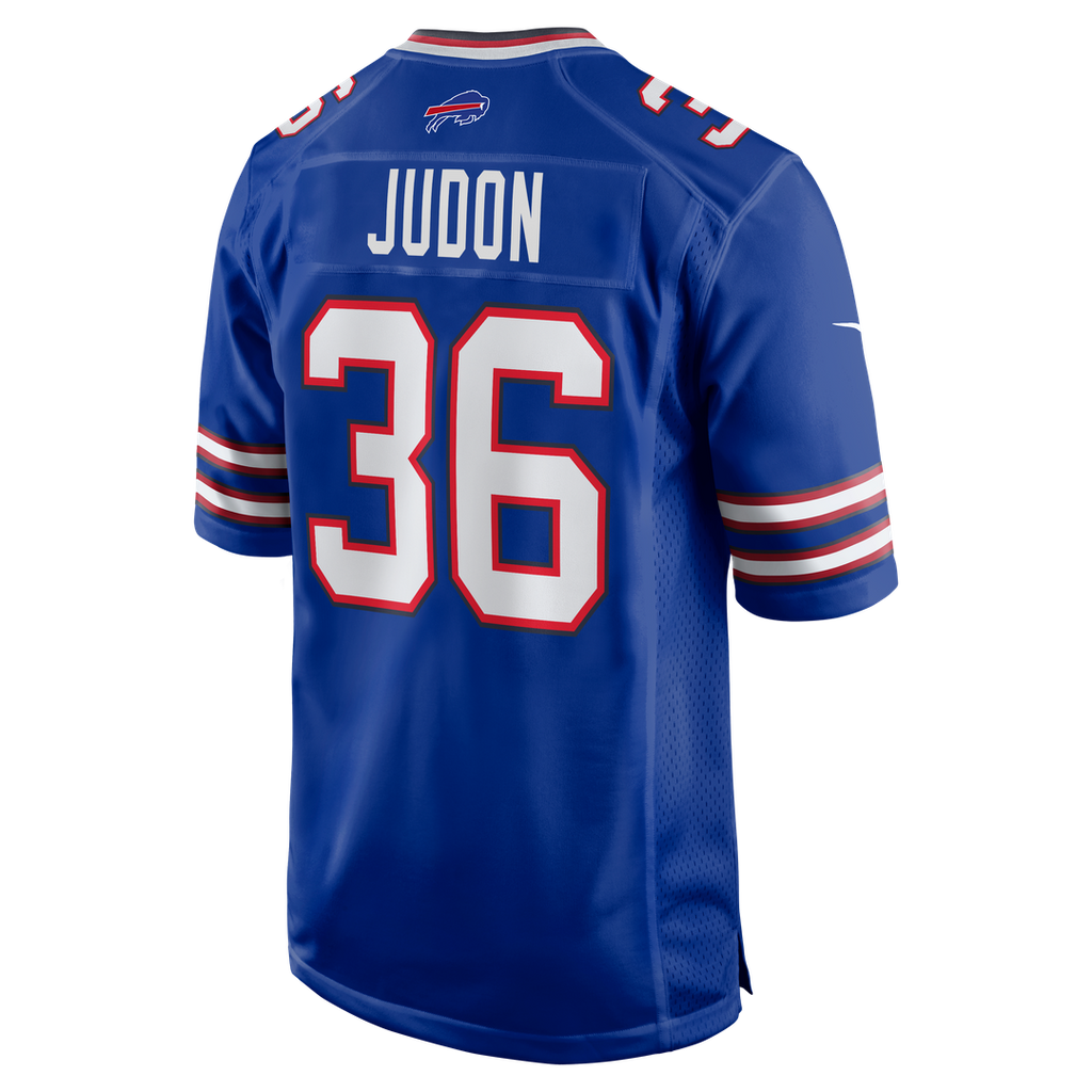 Buffalo Bills Matthew Judon Royal Team Game Jersey product image 3, provided for visual reference and product detail review