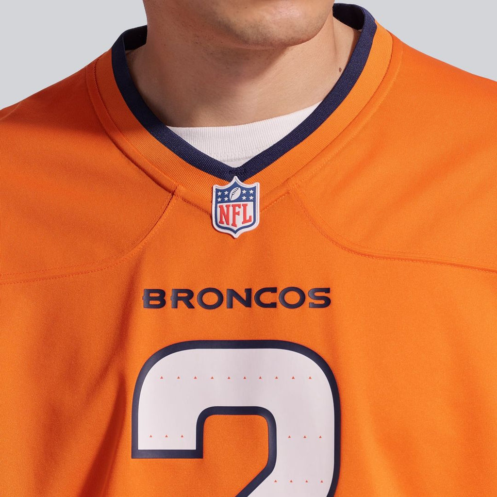 Denver Broncos Patrick Surtain II Orange Team Game Jersey product image 8, provided for visual reference and product detail