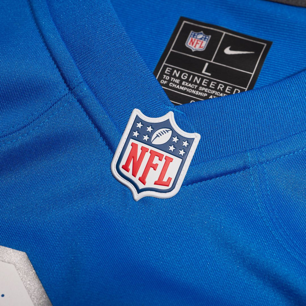 Detroit Lions Sam LaPorta White White Game Jersey product image 12, provided for visual reference and product detail review