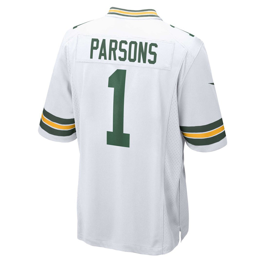 Green Bay Packers Micah Parsons Green Game Player Jersey product image 27, provided for visual reference and product detail