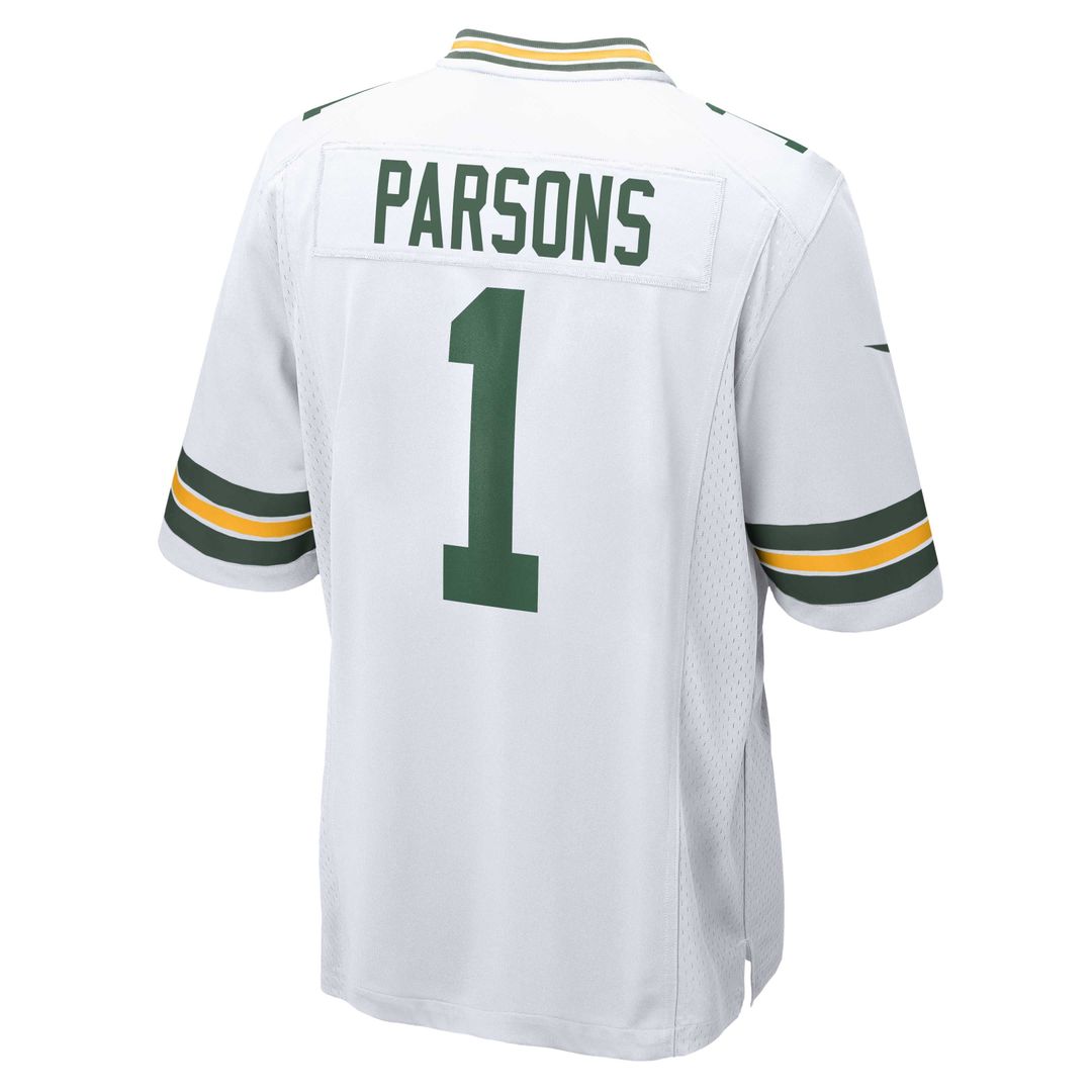 Green Bay Packers Micah Parsons Green Game Player Jersey product image 27, provided for visual reference and product detail