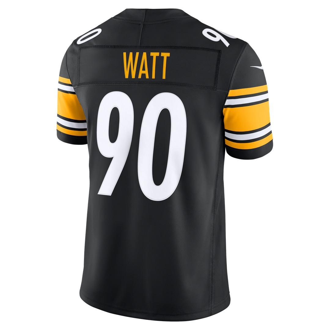 Pittsburgh Steelers T.J. Watt Gold Alternate Vapor F.U.S.E. Stitched Limited Jersey product image 13, provided for visual