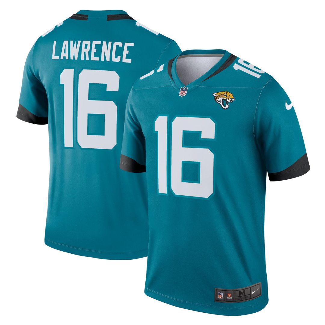 Jacksonville Jaguars Trevor Lawrence Teal Legend Player Performance Top product image 1, provided for visual reference and