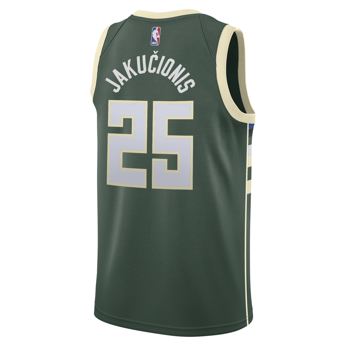 Milwaukee Bucks Nike Icon Edition Swingman Jersey - White product image 4