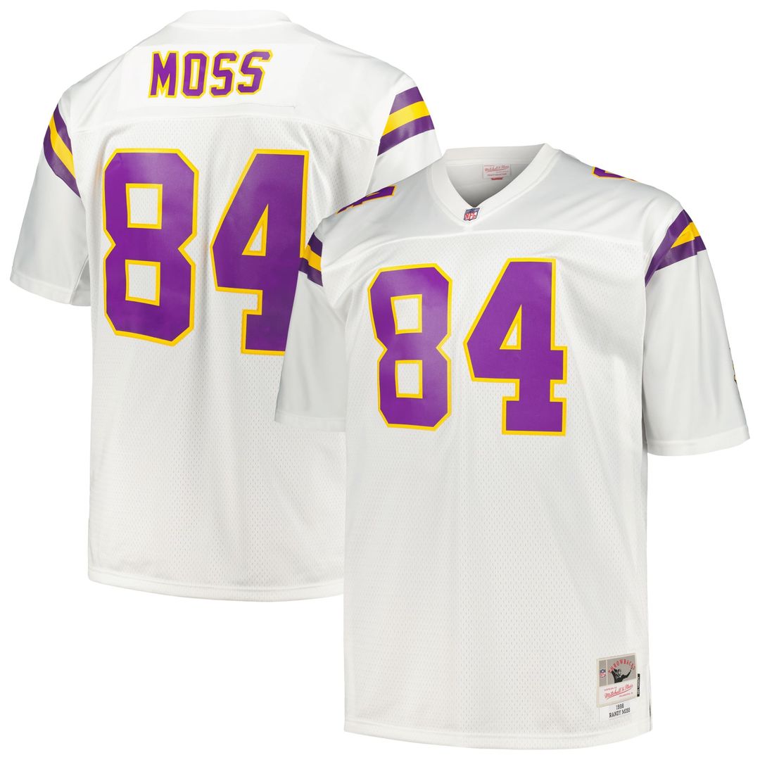 Minnesota Vikings Randy Moss Purple Big & Tall 1998 Retired Player Replica Jersey product image 7, provided for visual