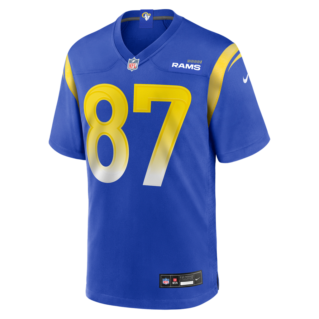 Los Angeles Rams Davis Allen Royal Home Game Jersey product image 2, provided for visual reference and product detail review