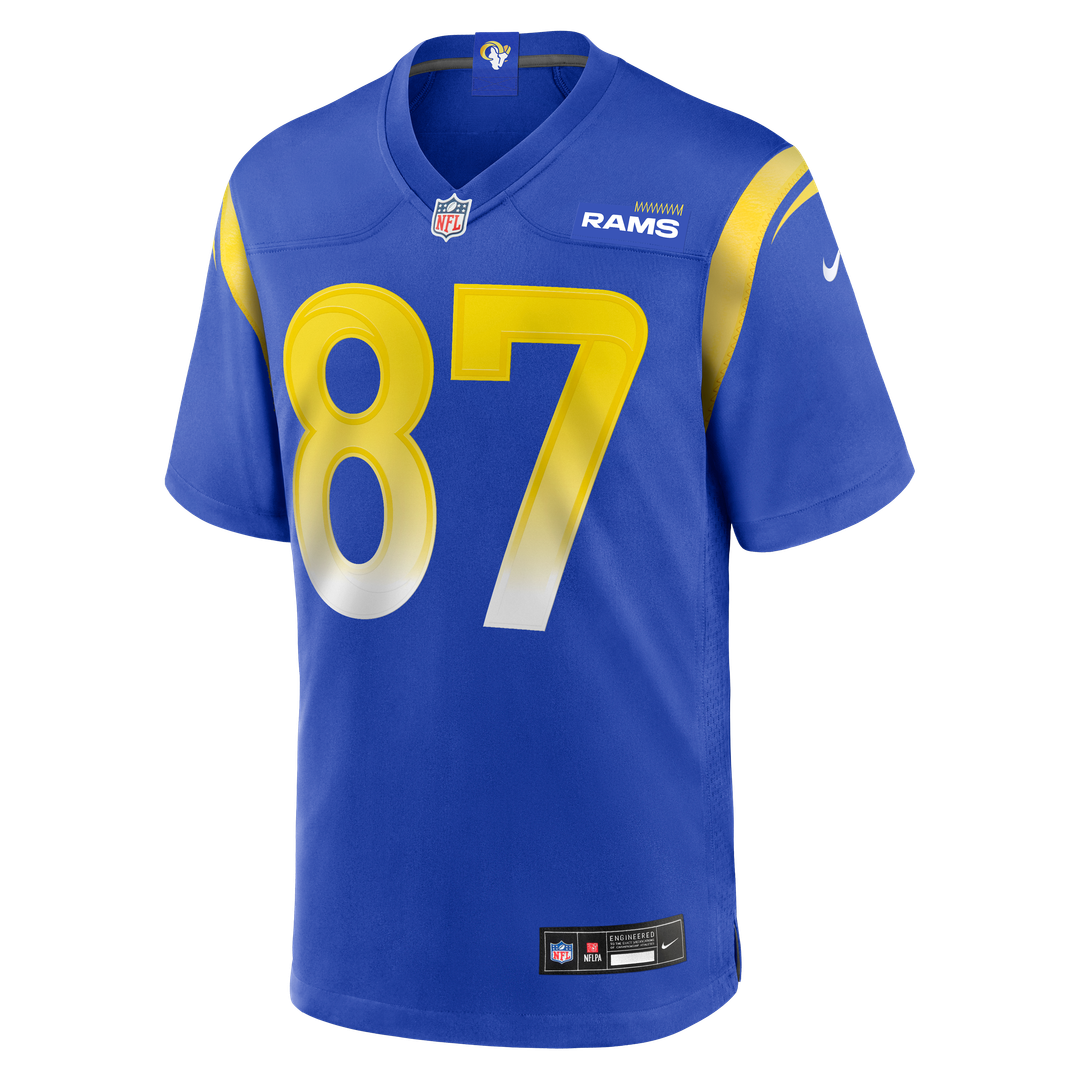 Los Angeles Rams Davis Allen Royal Home Game Jersey product image 2, provided for visual reference and product detail review