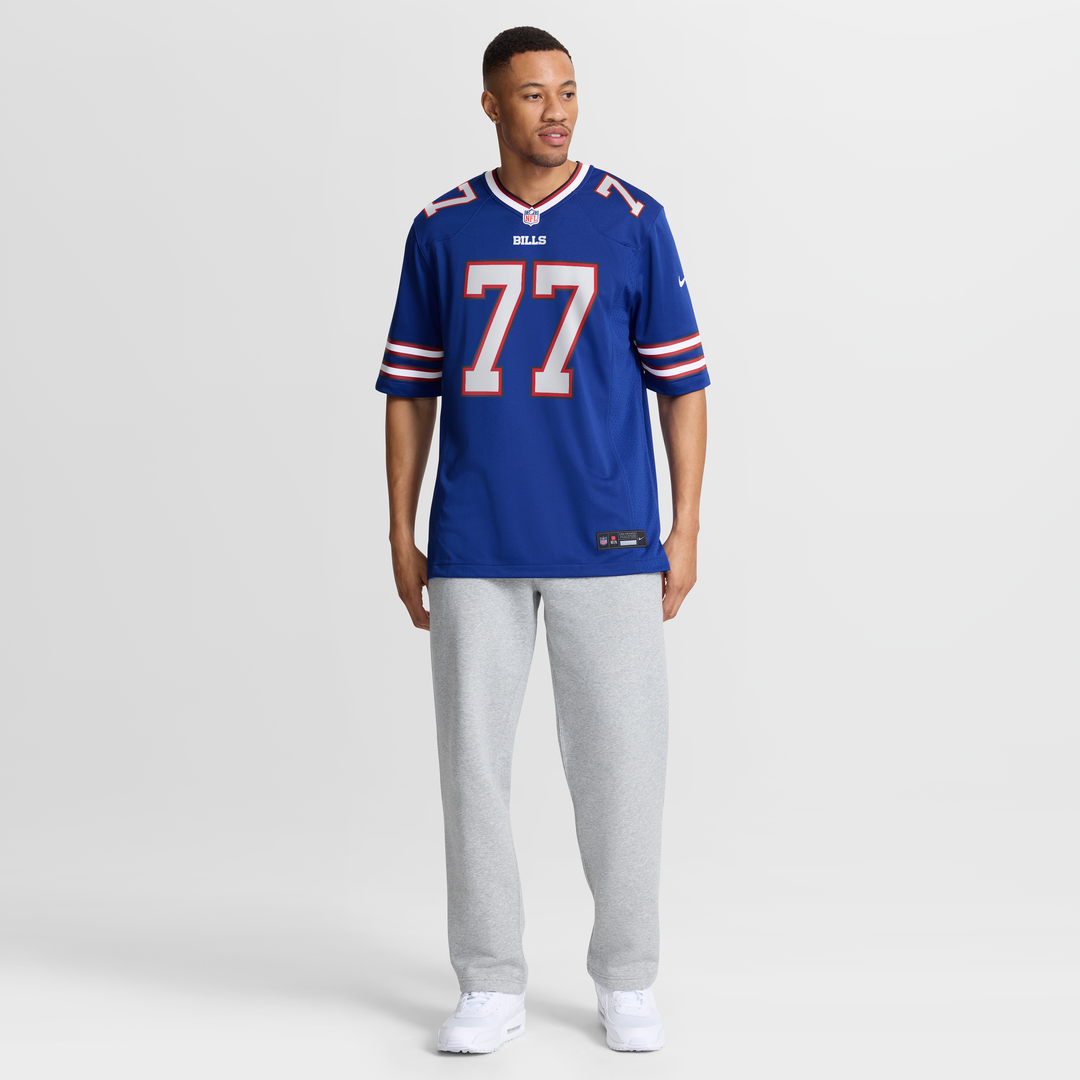 Buffalo Bills Chase Lundt Royal Team Game Jersey product image 7, provided for visual reference and product detail review