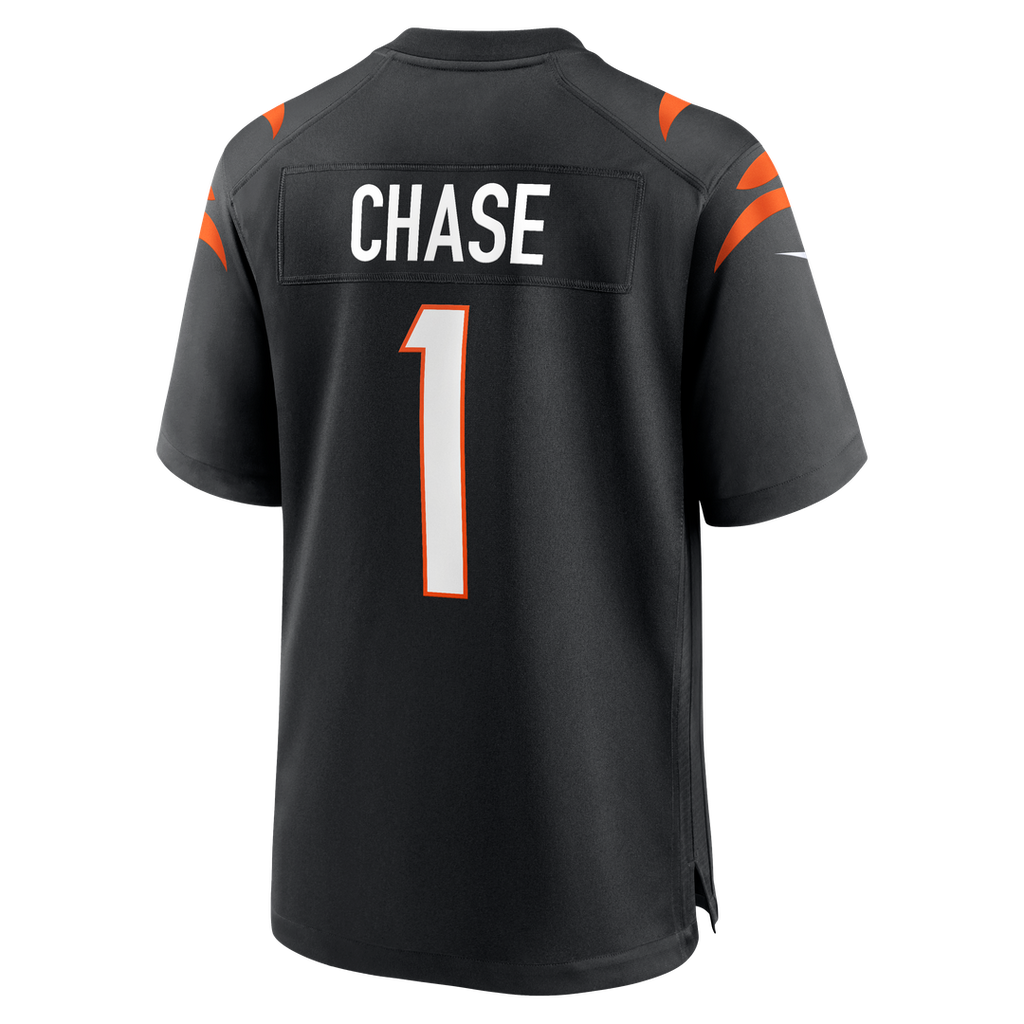 Cincinnati Bengals Ja'Marr Chase Orange Alternate Game Jersey product image 15, provided for visual reference and product