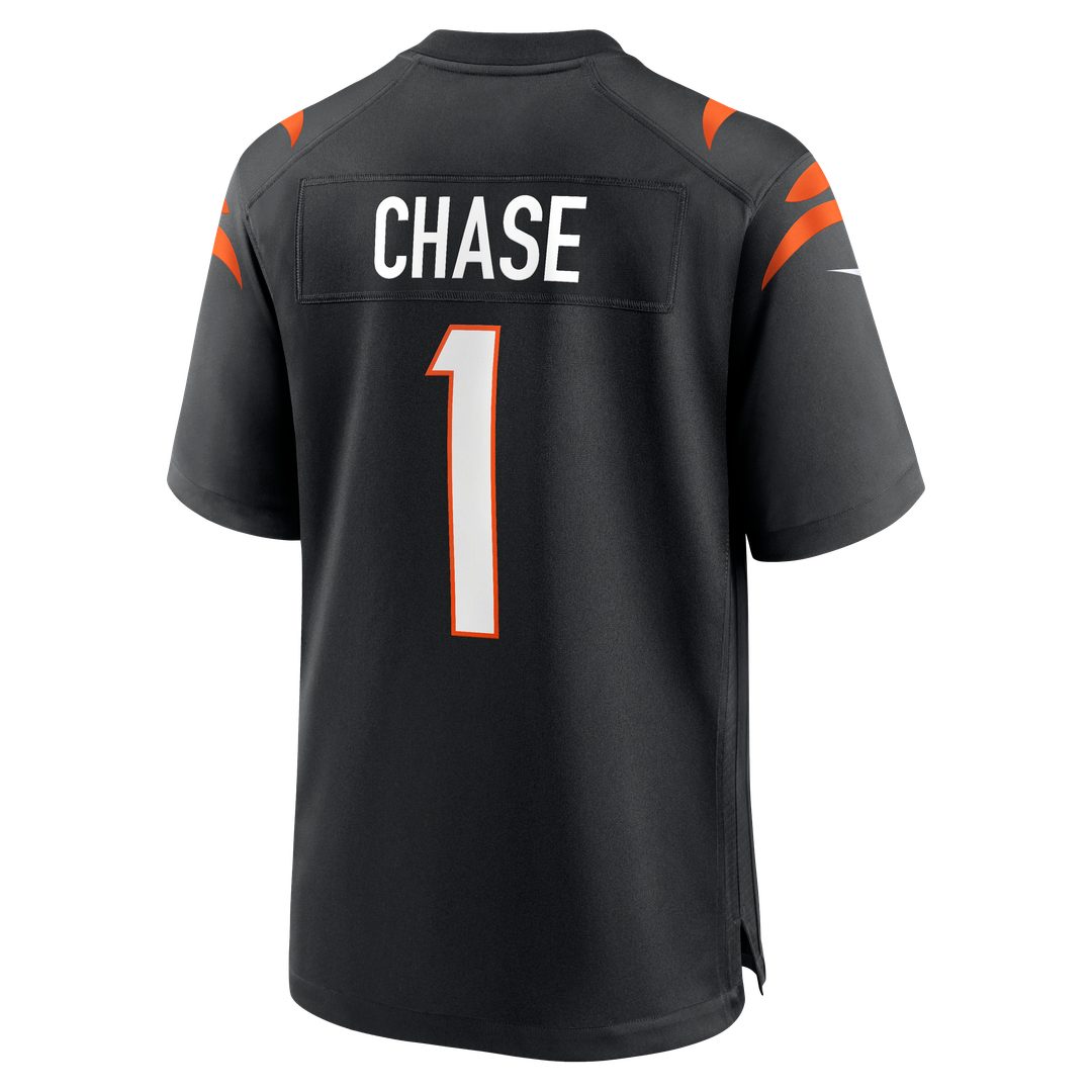 Cincinnati Bengals Ja'Marr Chase Orange Alternate Game Jersey product image 15, provided for visual reference and product