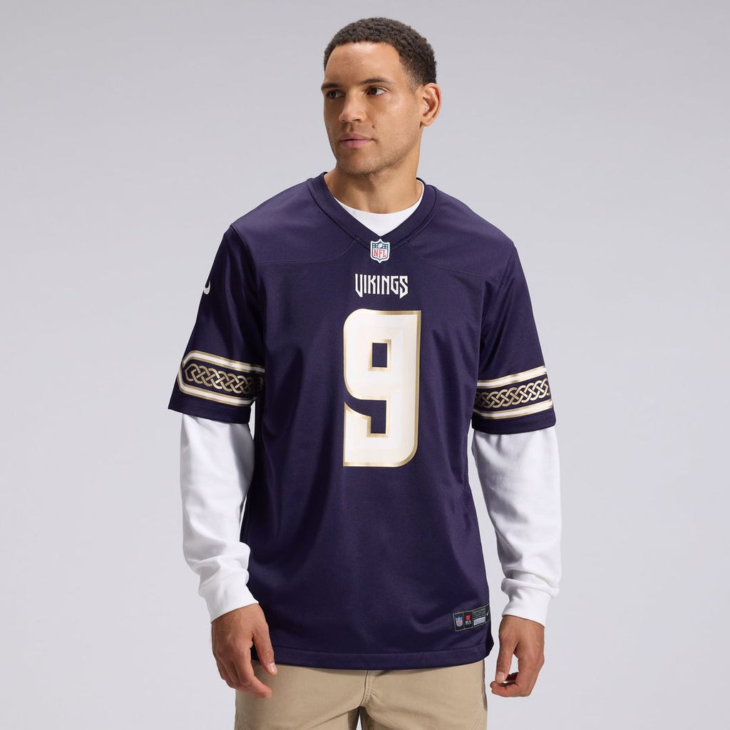 Minnesota Vikings J.J McCarthy Purple 2026 Rivalries Collection Game Jersey product image 2, provided for visual reference