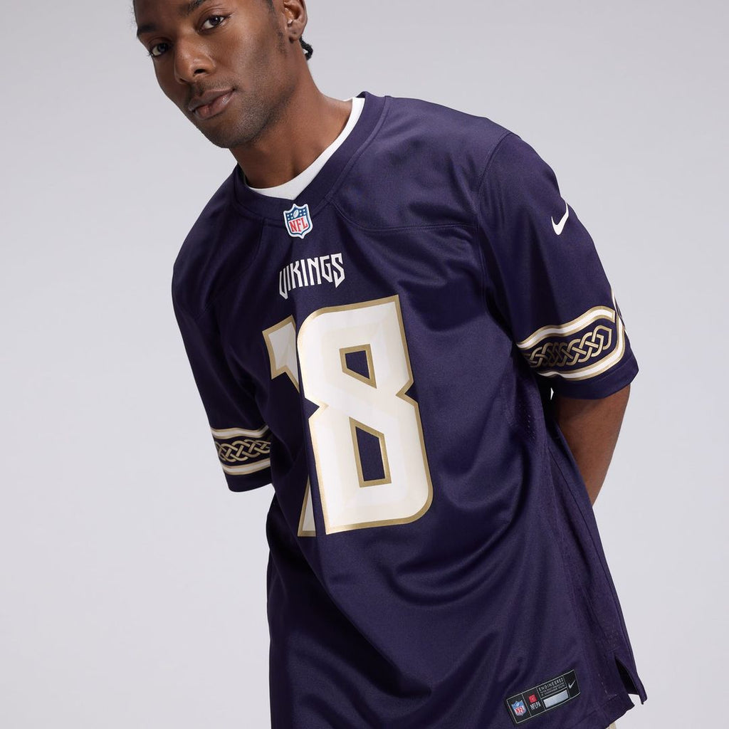 Minnesota Vikings Justin Jefferson Purple 2026 Rivalries Collection Game Jersey product image 9, provided for visual