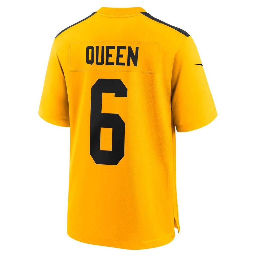 Pittsburgh Steelers Patrick Queen Gold Alternate 1933 Throwback Game Jersey product image 3, provided for visual reference