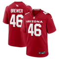 Arizona Cardinals Aaron Brewer Cardinal Team Game Jersey product image 1, provided for visual reference and product detail