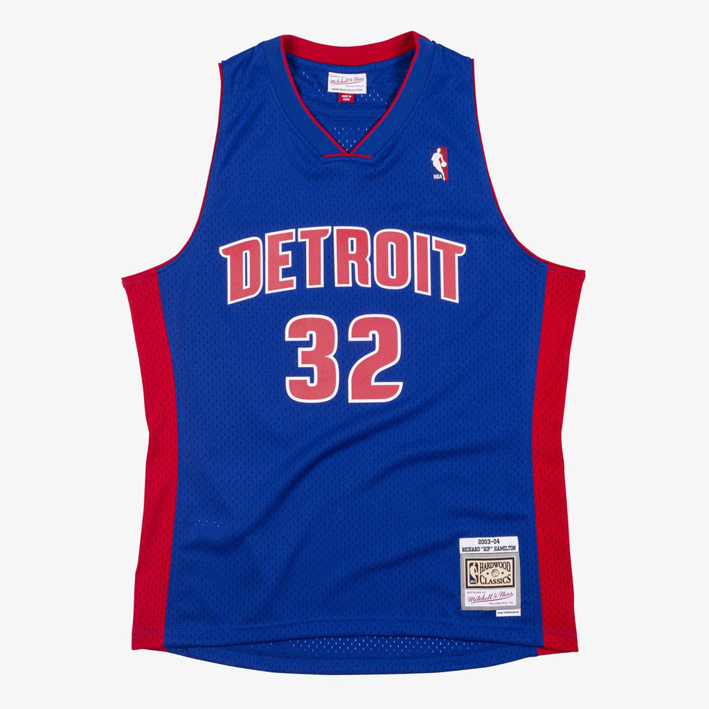 Richard Hamilton Detroit Pistons 2003 Authentic Swingman Jersey - Royal Blue product image 3, provided for visual reference
