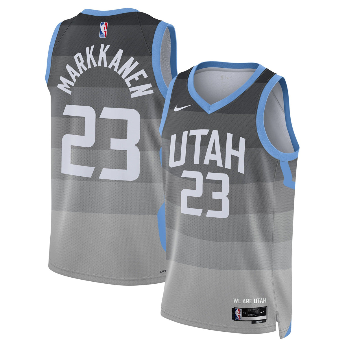 Utah Jazz Nike 2025/26 City Edition Swingman Jersey - Gray product image 1