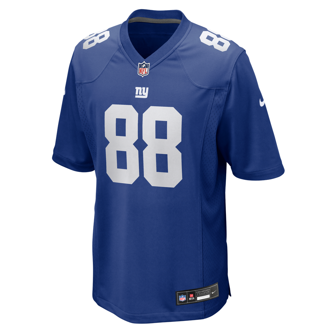 New York Giants Malachi Fields Royal Team Game Jersey product image 4, provided for visual reference and product detail
