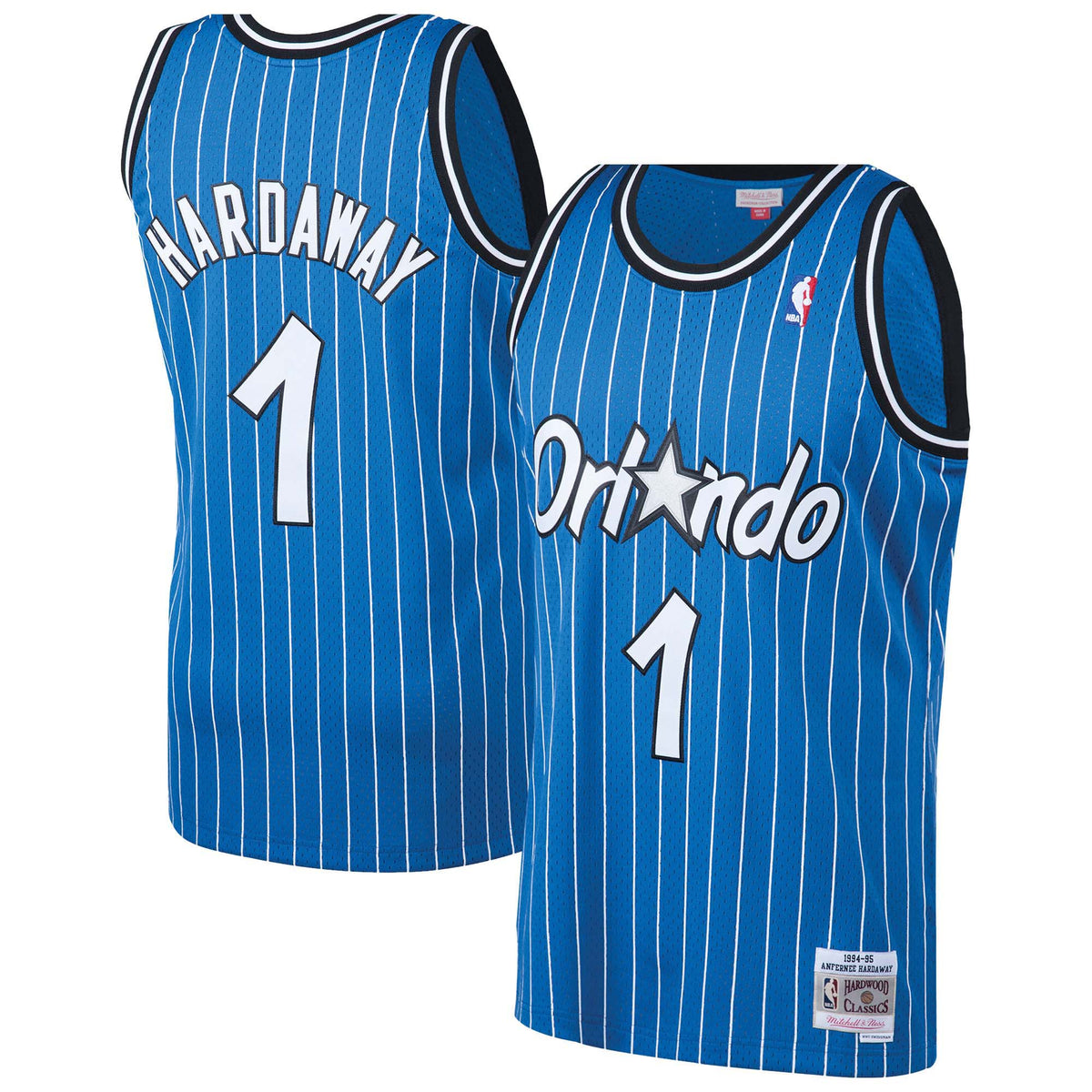 Anfernee Hardaway Orlando Magic Hardwood Classics Road Jersey - Mens product image 2, provided for visual reference and