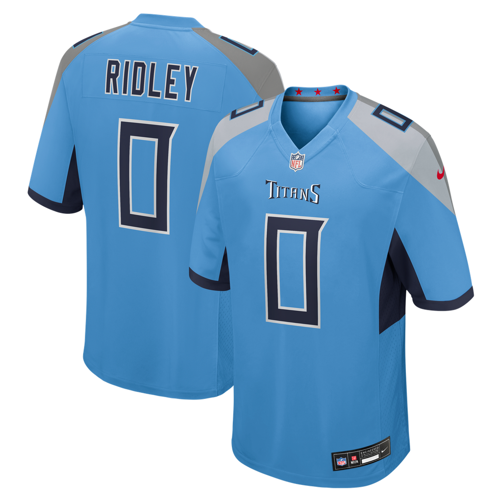 Tennessee Titans Calvin Ridley Light Blue Team Game Jersey product image 6, provided for visual reference and product detail
